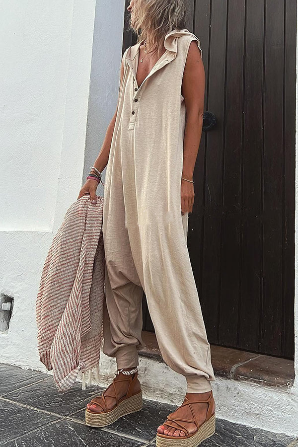 Marceline™ - Relaxed Hooded Jumpsuit