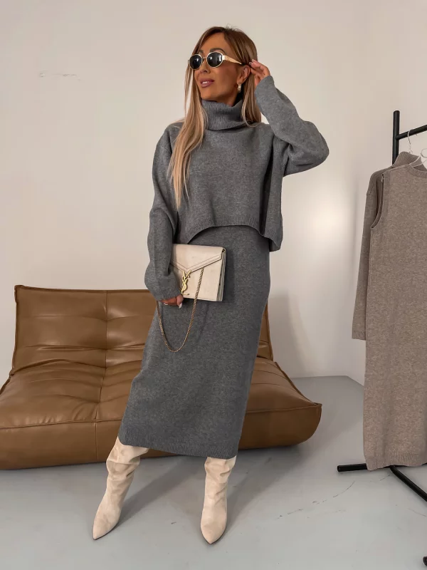 Vinny™ - Sweater Dress Set