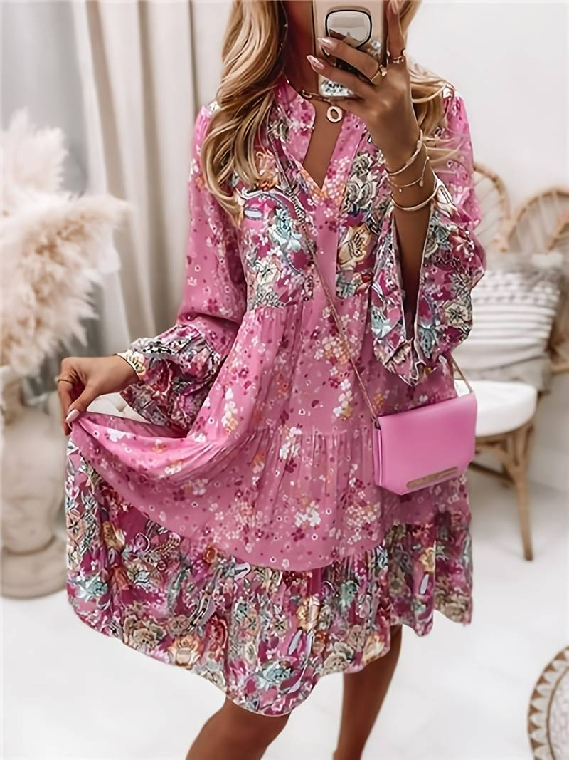 Ashley™ - Printed Boho Dress