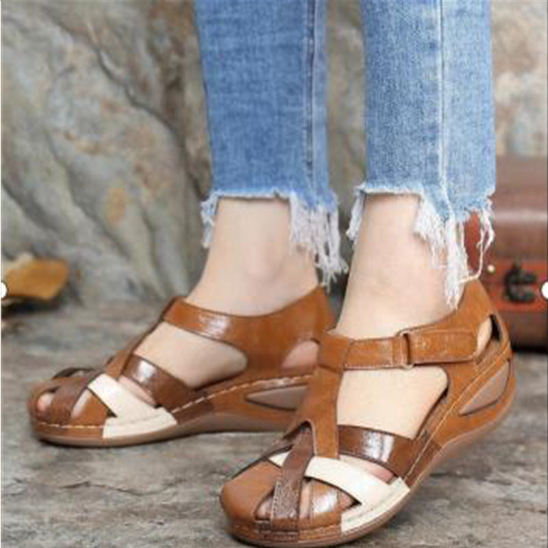 Kiana™ - Chic Multi-Strap Wedge Sandals