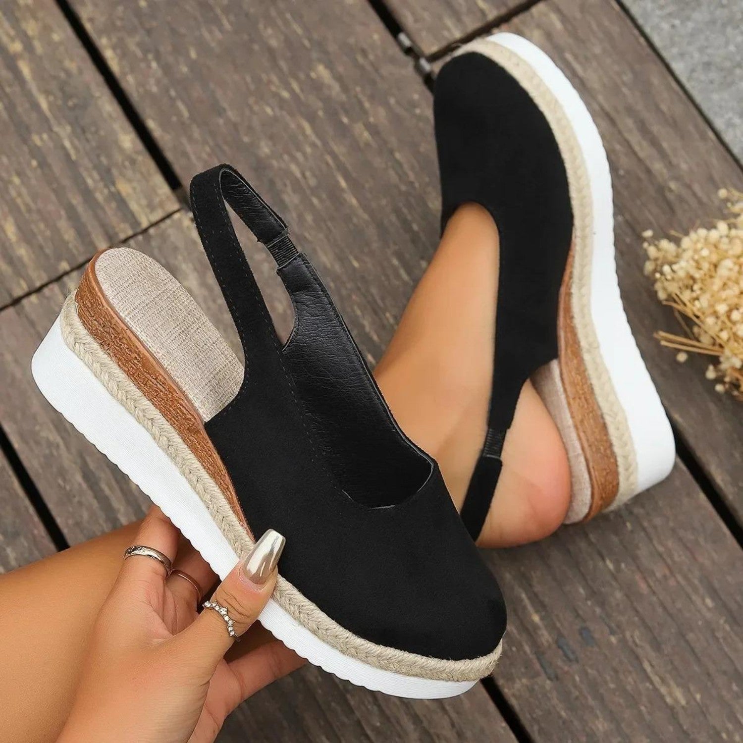 Anika™ - Comfy Wedge Sandals