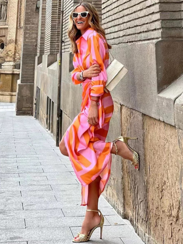 SOLANA™ - Printed Wrap Dress