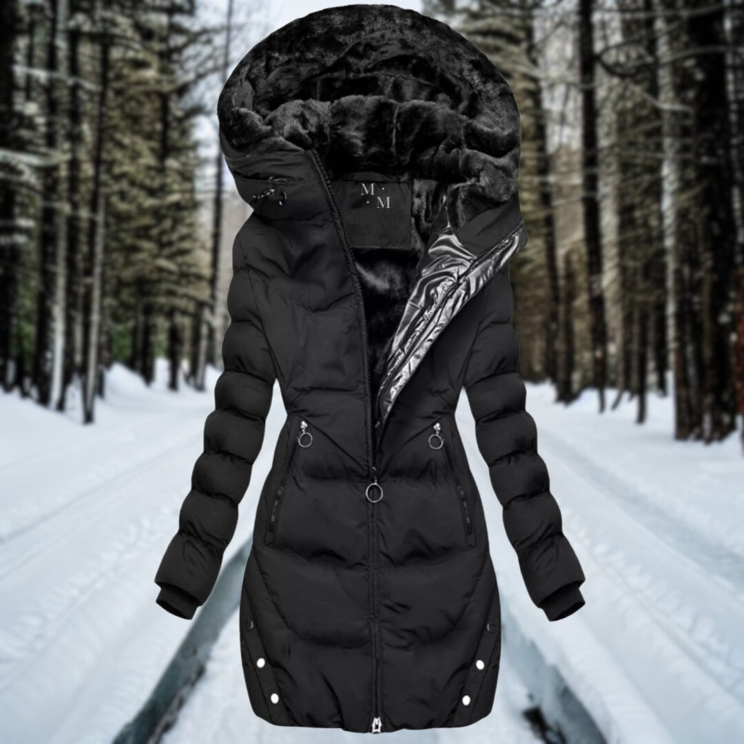 CELESTIA™ - Fur-Lined Hooded Jacket