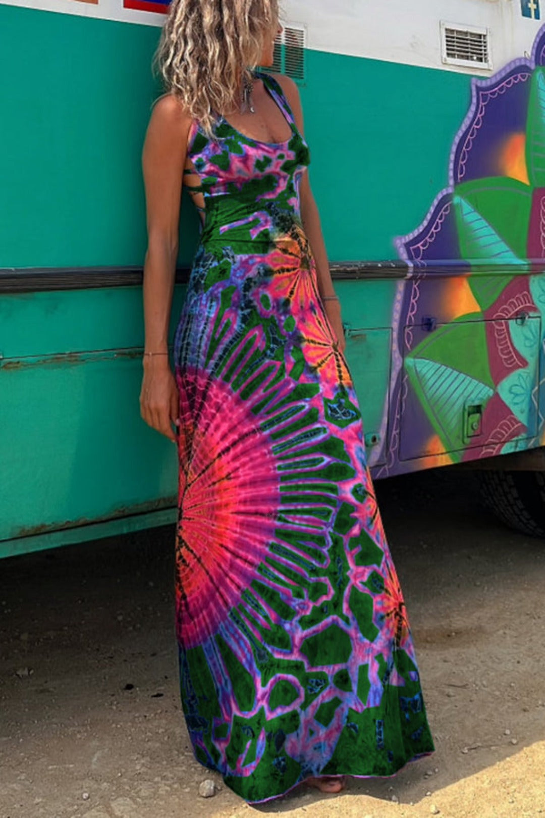 Krista™ - Radiant Tie-Dye Dress