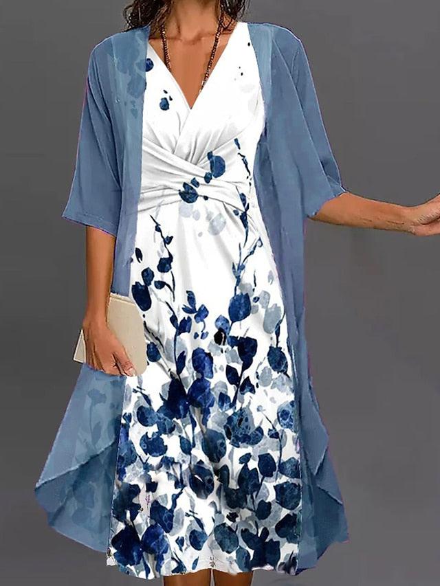 Lucille™ - Flowy Wrap Dress