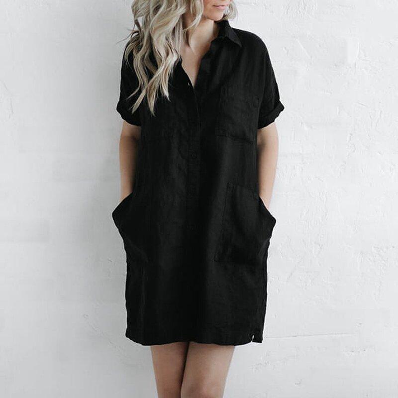 Jomarie™ - Relaxed Shirt Dress