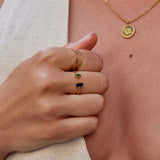 Gold Amore Crystal Ring