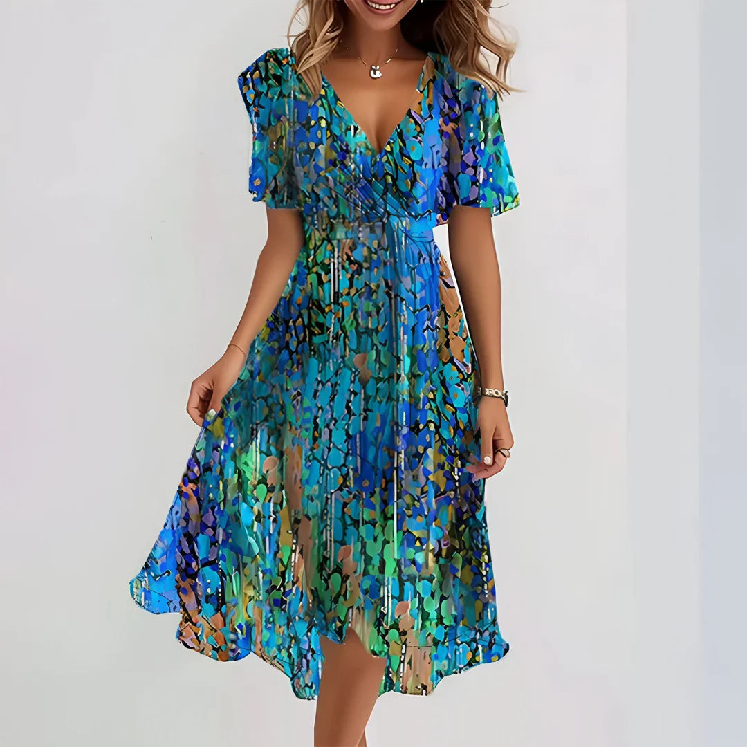 ELVIRA™ - Printed Summer Dress